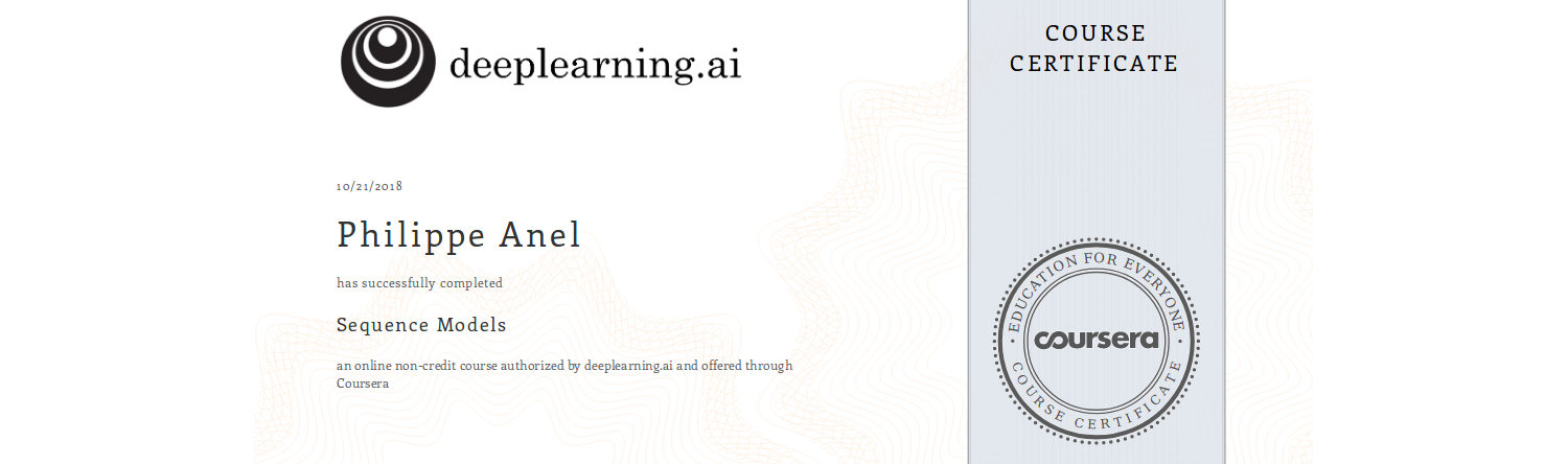 Deep learning certification store coursera